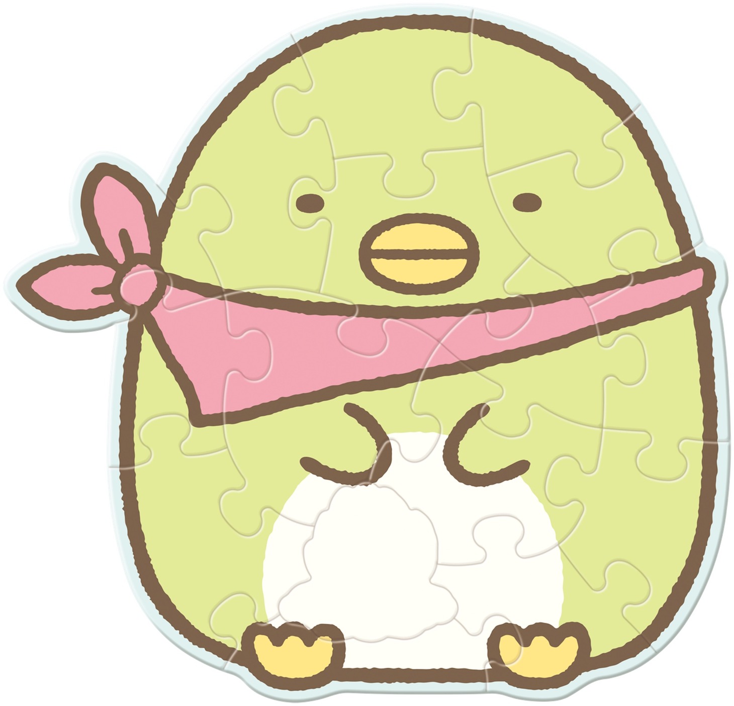 ハッピーセット「すみっコぐらし」ぺんぎん？のパズル。