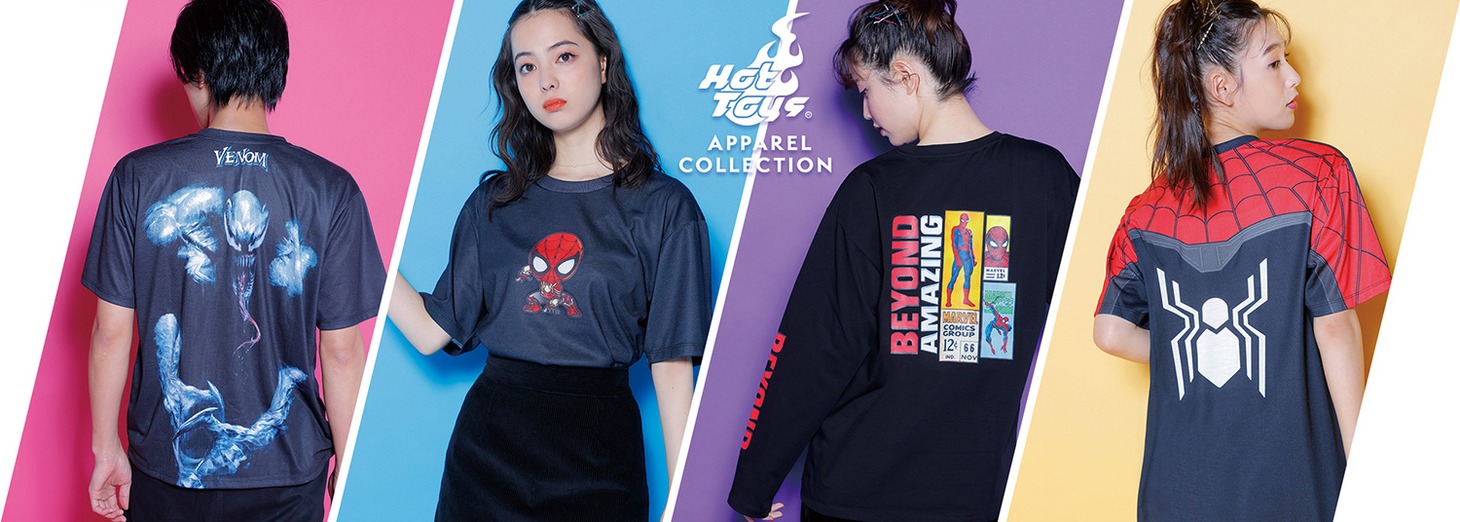 「マーベル スパイダーマン／フェスティバル」販売商品の一部。