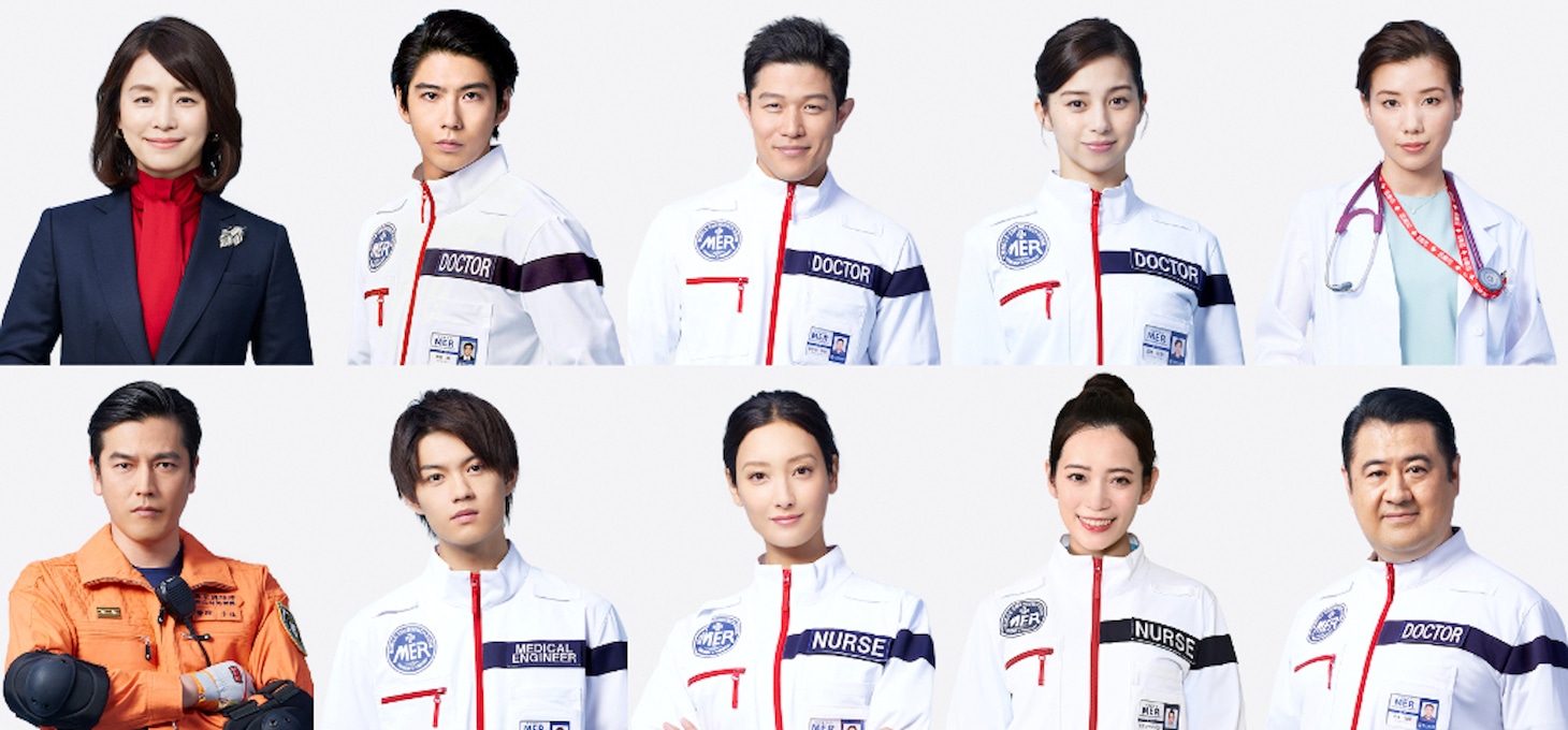 上段左から石田ゆり子、賀来賢人、鈴木亮平、中条あやみ、仲里依紗、下段左から要潤、佐野勇斗、菜々緒、フォンチー、小手伸也。