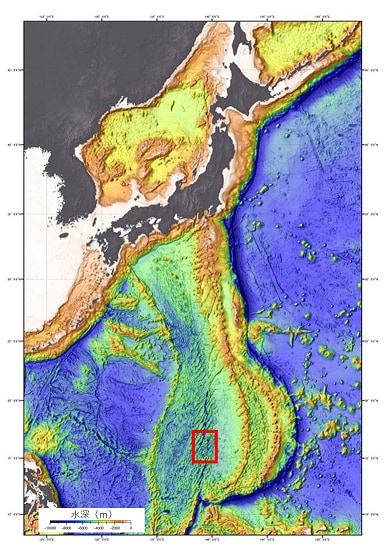 「ゴジラメガムリオン地形区」位置説明