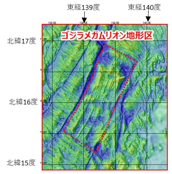 「ゴジラメガムリオン地形区」鯨瞰図