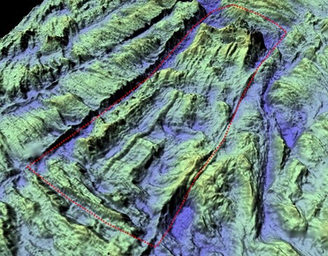 「ゴジラメガムリオン地形区」鯨瞰図