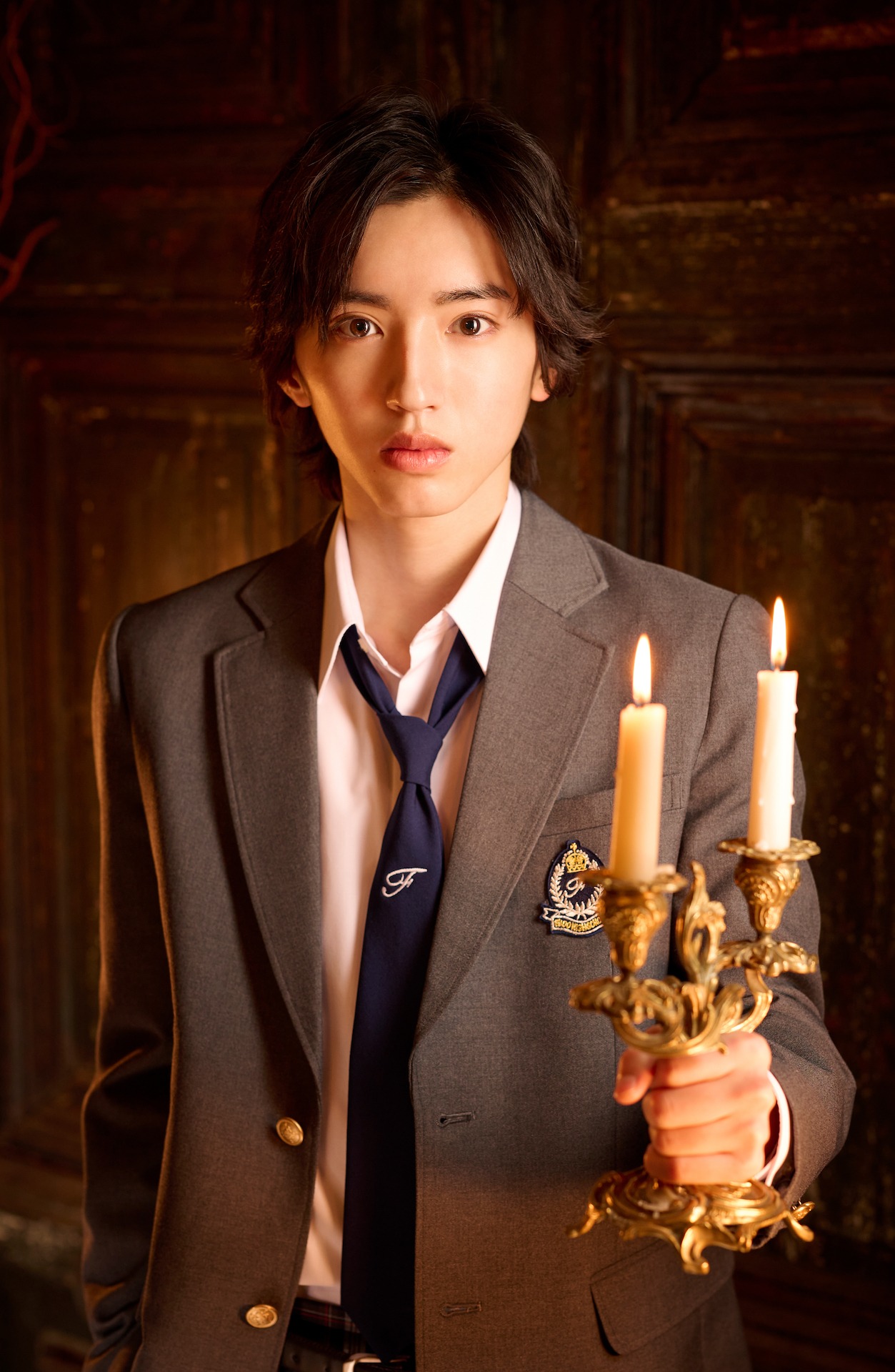 「金田一少年の事件簿」で主演を務める道枝駿佑。