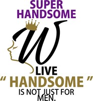「AMUSE PRESENTS SUPER HANDSOME W LIVE “HANDSOME” is not just for men.」ロゴ