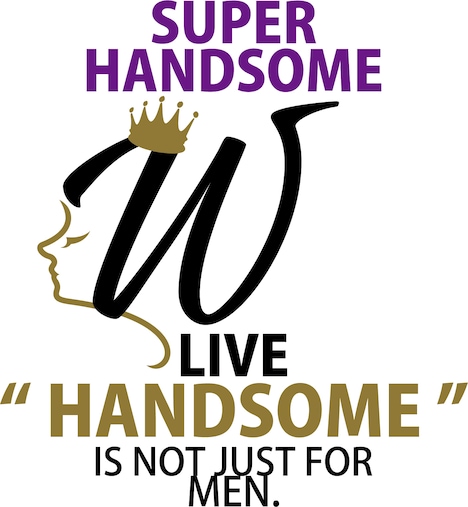 「AMUSE PRESENTS SUPER HANDSOME W LIVE “HANDSOME” is not just for men.」ロゴ