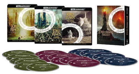 「ロード・オブ・ザ・リング トリロジー・フィルムコレクション＜4K ULTRA HD&HD デジタル・リマスター ブルーレイセット＞」展開図