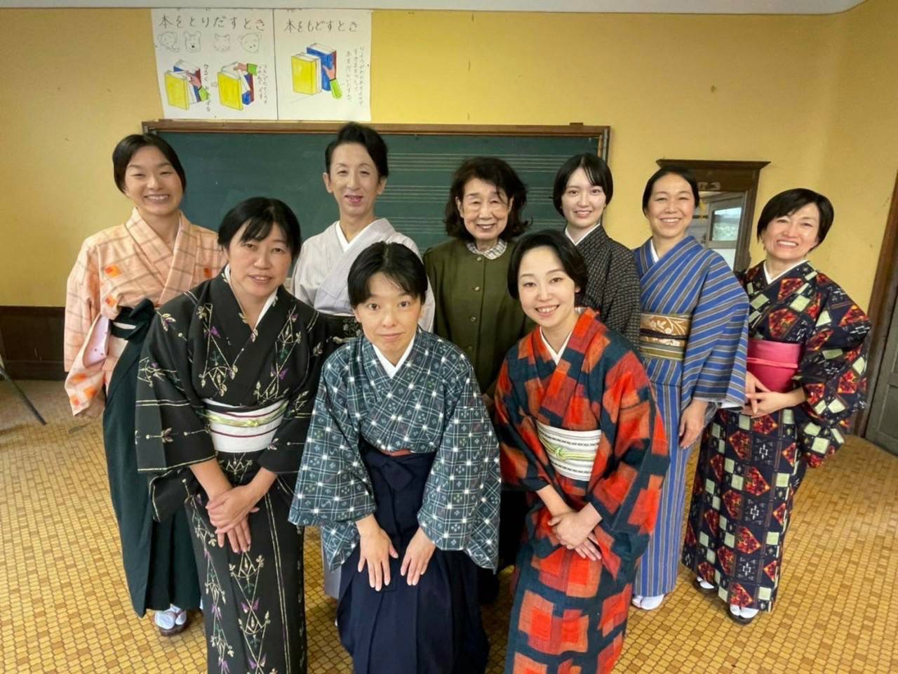 「ヒゲの校長」メイキング写真