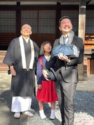 「ヒゲの校長」メイキング写真