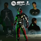 “全身黒”の仮面ライダー新1号フィギュアが登場、コーチジャケットなどコラボ商品も