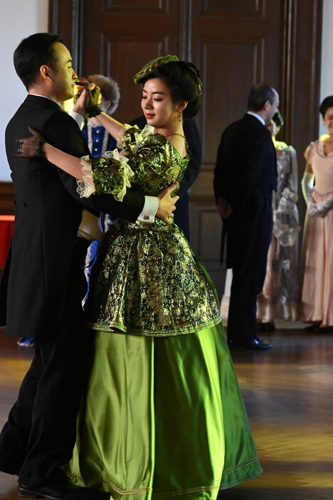 池田エライザ演じる捨松。