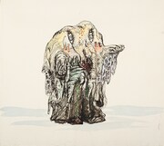 「ゴジラ対ヘドラ」（1971年）より、ヘドラのデザイン画。 (c)TOHO CO., LTD.