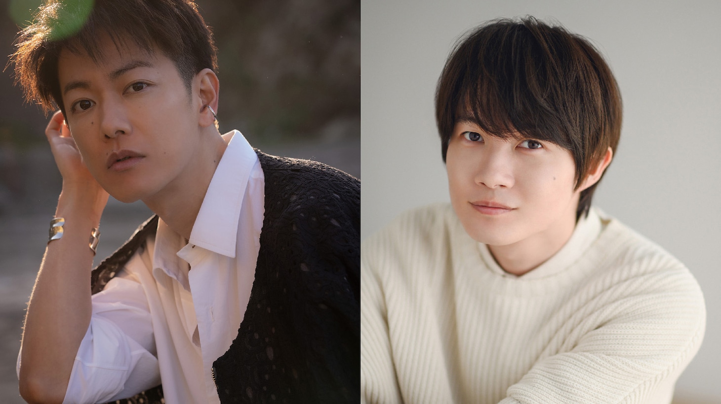 左から佐藤健、神木隆之介。