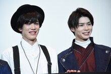 左から内藤秀一郎、青木瞭。