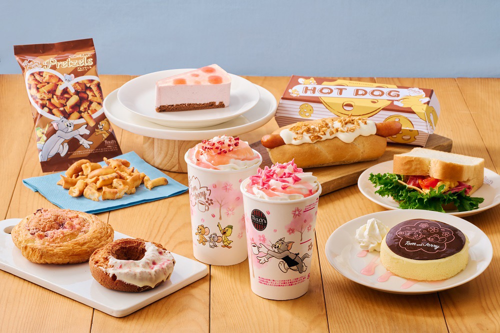 「トムとジェリー」とタリーズコーヒーによるコラボ。