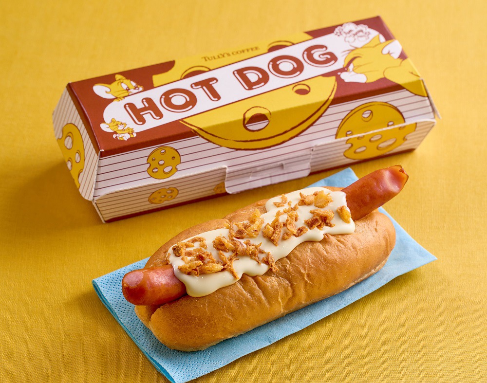 「トムとジェリー ホットドッグ ～熟成チェダー＆チーズメルト～」（税込495円）