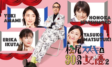 「松尾スズキと30分の女優2」ビジュアル
