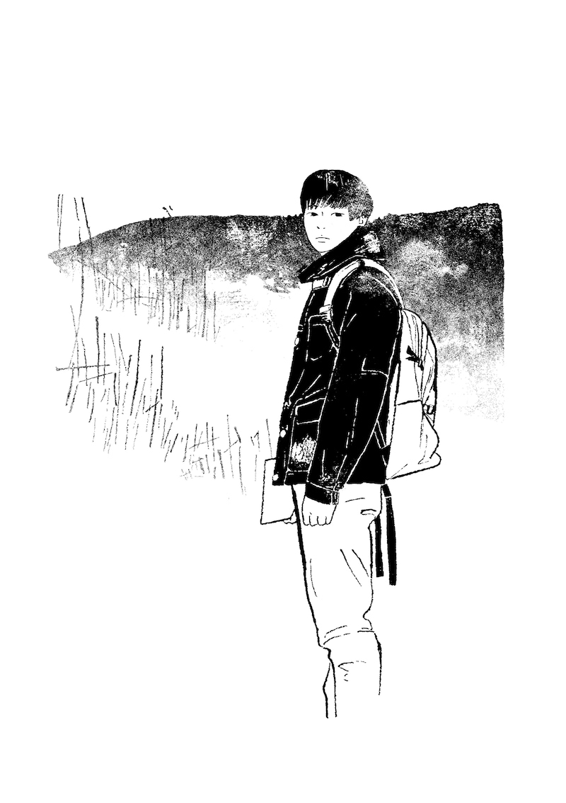 森泉岳土による描き下ろしイラスト。