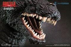 平成ゴジラシリーズのスーツがベース、全世界100体限定でゴジラ胸像 