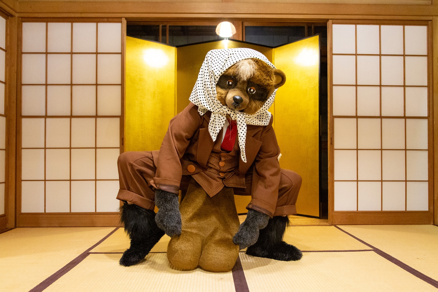 「タヌキ社長」より。