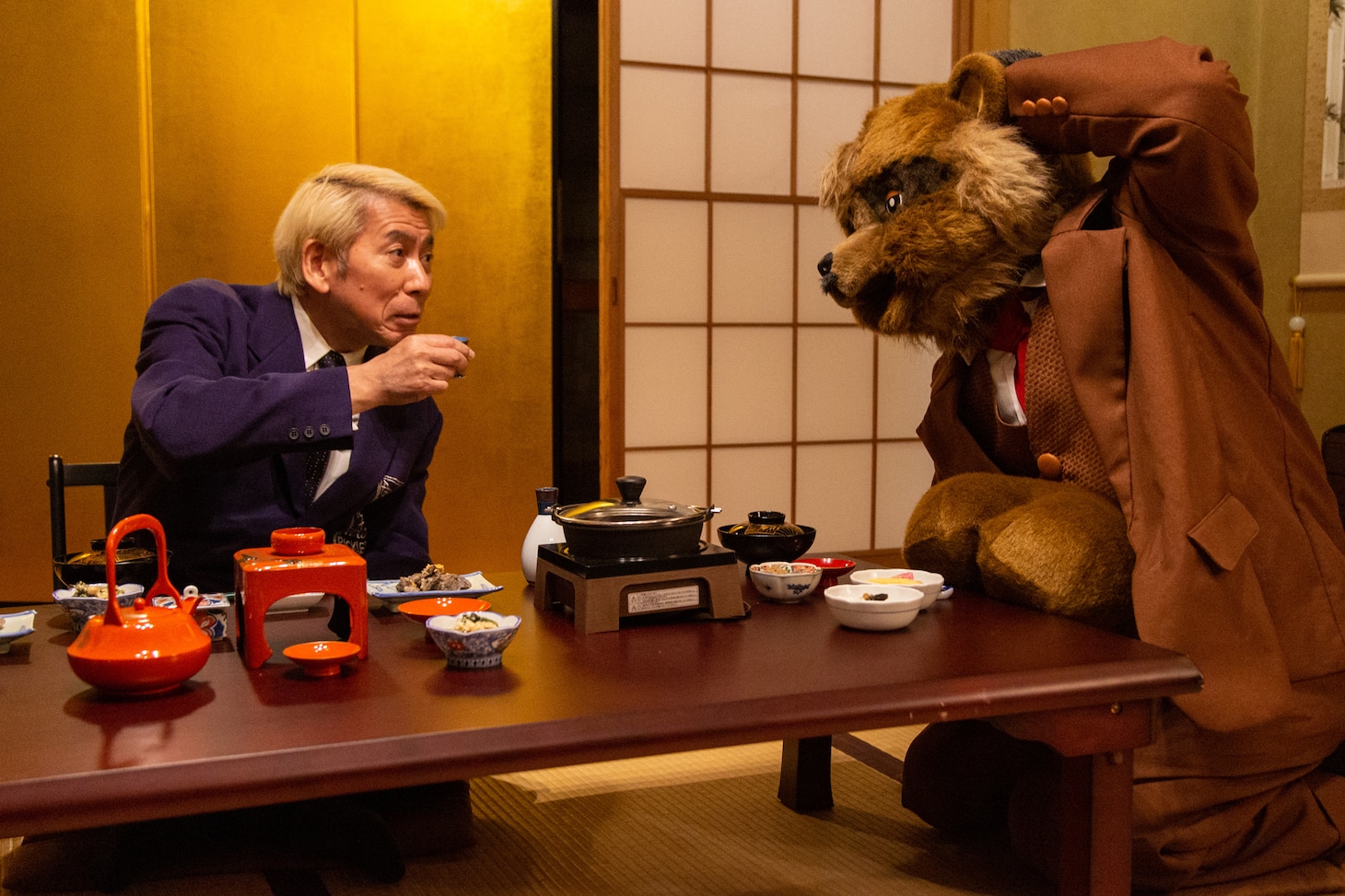 「タヌキ社長」より。