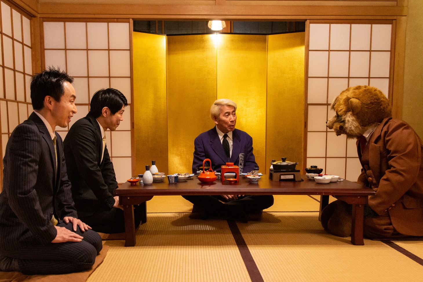 「タヌキ社長」より。