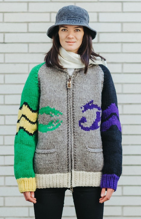 「仮面ライダーW」カナディアンヘリテージセーター(税込7万1500円)