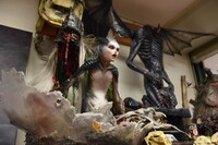 百武スタジオの事務所にて。