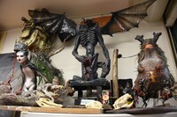 百武スタジオの事務所にて。