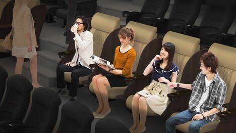 TOHOシネマズ ららぽーと福岡のプレミアムシートイメージ。