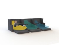 TOHOシネマズ ららぽーと福岡の“Yogiboシート”イメージ。