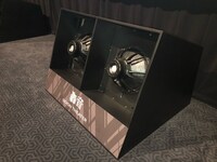 轟音シアターのアイソバリックサブウーハー。