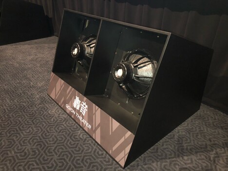 轟音シアターのアイソバリックサブウーハー。