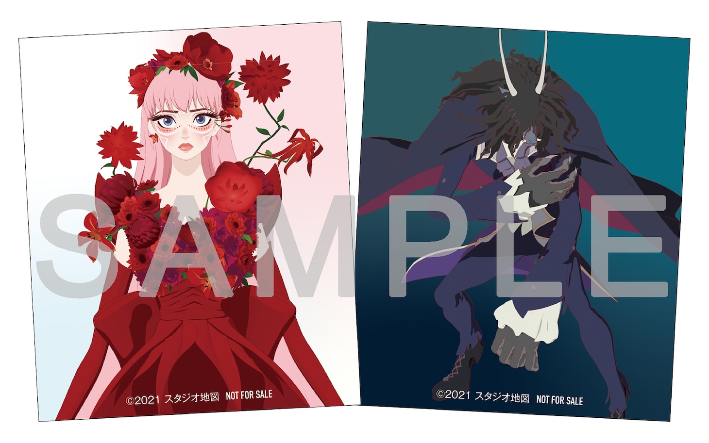 メーカー特典のオリジナルスマホステッカーセット（2枚）。