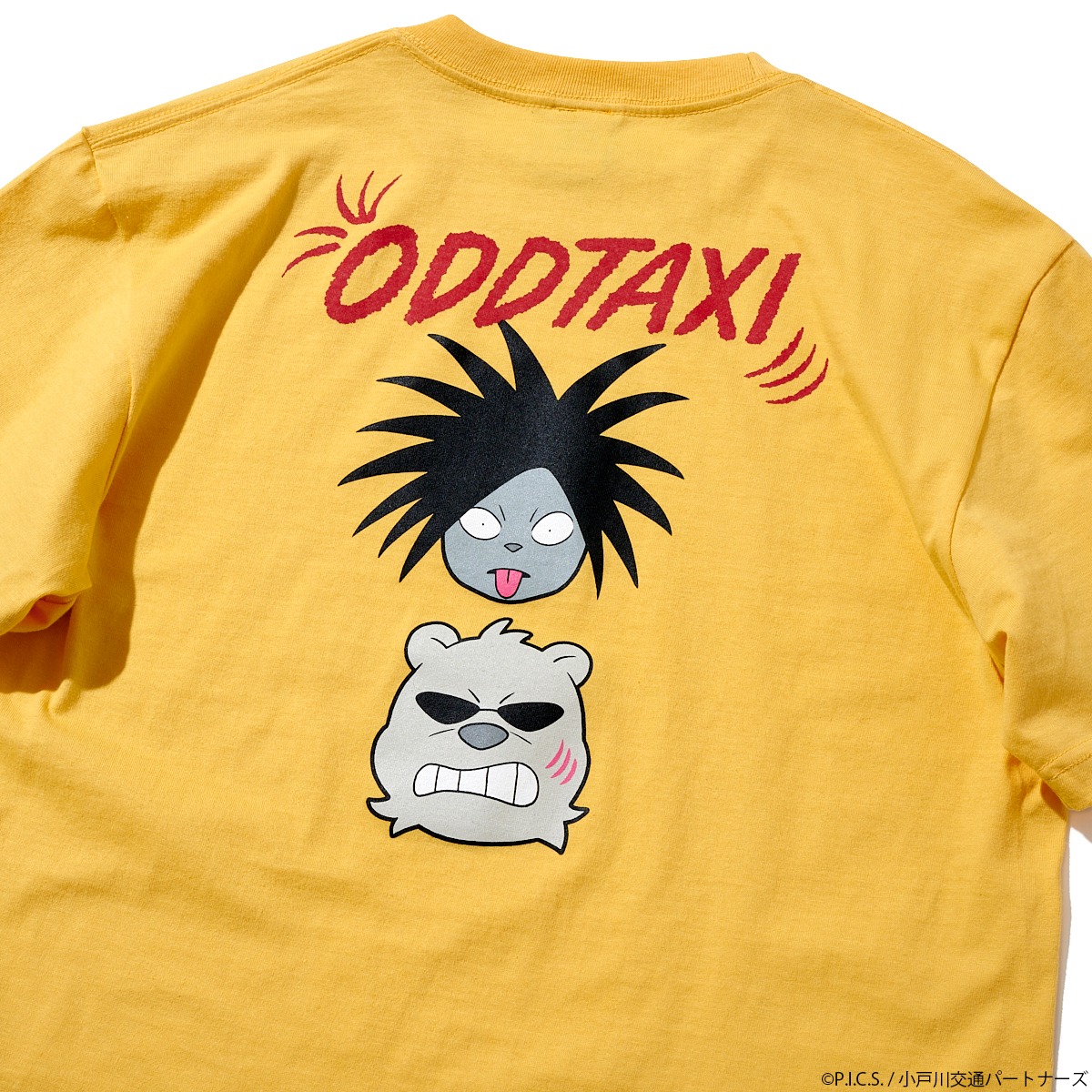 オッドタクシー イラストTシャツ＆ステッカーセット ヤノ＆関口（税込4180円）