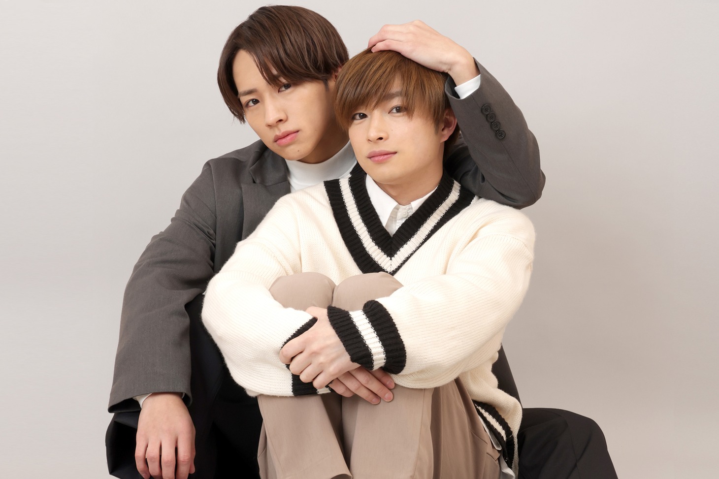 「不幸くんはキスするしかない！」より、左から佐藤友祐、曽田陵介。