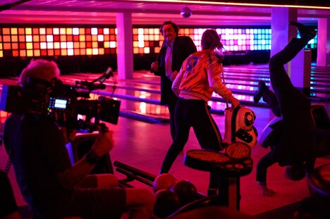 「ガンパウダー・ミルクシェイク」メイキング写真