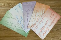 前売り鑑賞券特典「マリオンの手書きカードをプリントしたオリジナルポストカード」表