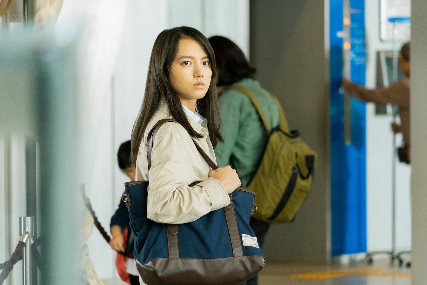 「護られなかった者たちへ」より清原果耶。(c)2021映画 「護られなかった者たちへ」製作委員会