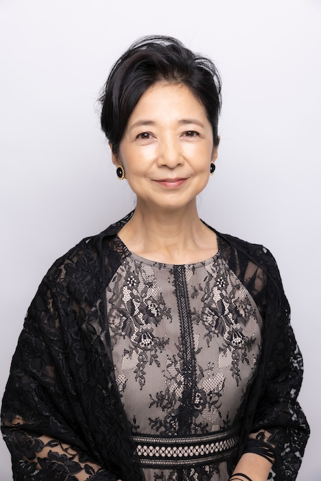 美津山秋菜役の宮崎美子。
