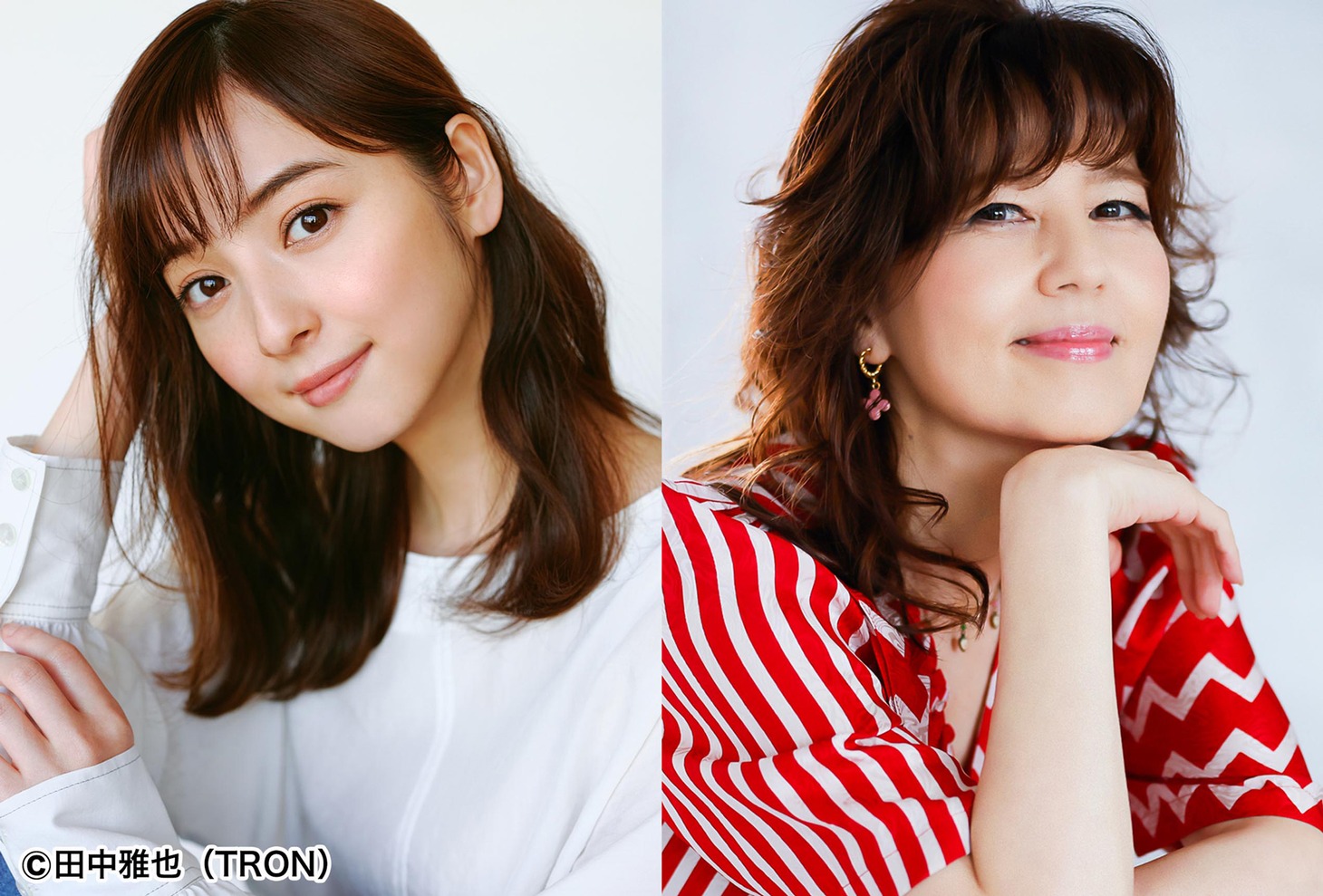 左から佐々木希、石野真子。