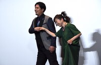 左から木村昴、田中真弓。