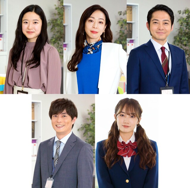 上段左から藤野涼子、遊井亮子、柏原収史。下段左から庄野崎謙、黒木ひかり。