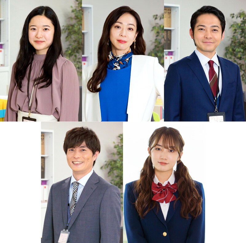 上段左から藤野涼子、遊井亮子、柏原収史。下段左から庄野崎謙、黒木ひかり。