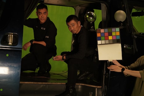 「バーニング・ダウン 爆発都市」メイキング写真