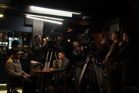 「バーニング・ダウン 爆発都市」メイキング写真