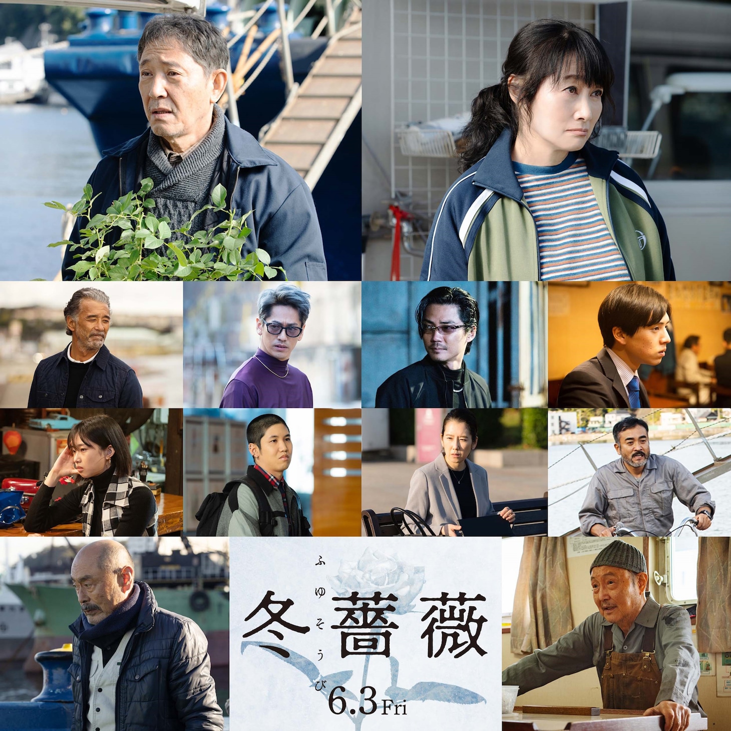 「冬薔薇」キャスト