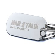 爆裂都市 BURST CITY カラビナ付きドッグタグ裏面