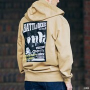 爆裂都市 BURST CITY ジップアップパーカーBATTLe ROCKERS Ver.着用イメージ（税込6600円）
