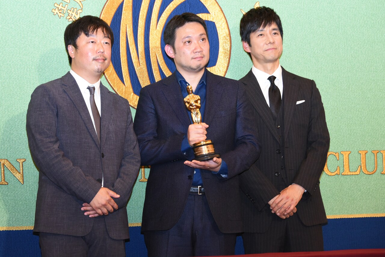 左から山本晃久、濱口竜介、西島秀俊。