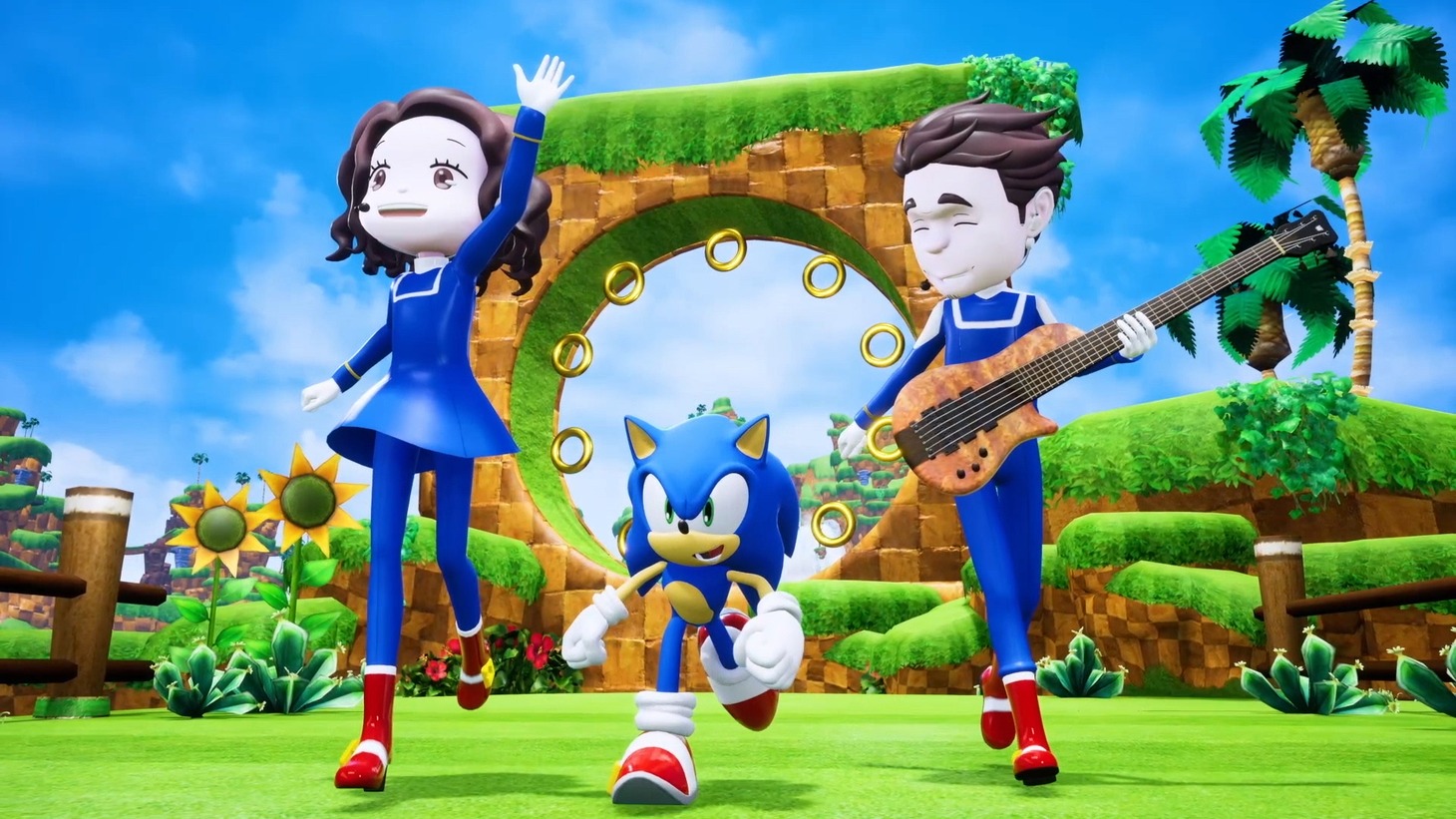 「UP ON THE GREEN HILL from Sonic the Hedgehog Green Hill Zone - MASADO and MIWASCO Version -」MVより。